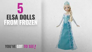 Top 10 Elsa Dolls From Frozen [2018]: Mattel Disney Frozen Sparkle Princess Elsa Doll