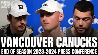 Arturs Silovs, Sam Lafferty, Mark Friedman & Nils Aman Recap Vancouver Canucks 2023-2024 Season