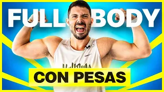 💪 Entrena TODO TU CUERPO en POCO TIEMPO - LA MEJOR RUTINA FULL BODY en CASA 🔥