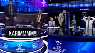 Rio Ferdinand & Thierry Henry Reaction to Karim Benzema Winning Goal vs Chelsea