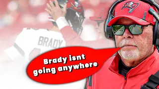 Bruce Arians said the Bucs aren’t going to trade Brady because it’s bad for business 😬 #shorts