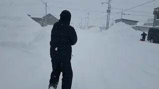 Blizzard in Nayoro town, Japan | Traveler Ni