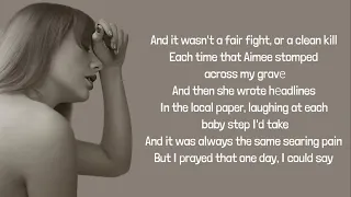 Taylor Swift - thanK you aIMee lyrics