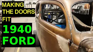 1940 Ford - Forcing the doors to fit!