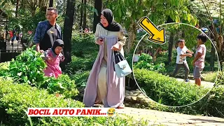 DIKIRA POHON TERNYATA HIDUP 😂 BUSHMAN PRANK !! Bikin bocil panik