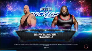 WWE 2K23 | Big Show vs Mark Henry