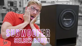 Krasser XXL Subwoofer selbstbau | Der reißt das Haus ab! | #1