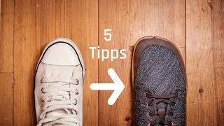 Umstieg auf Barfußschuhe - 5 Tipps