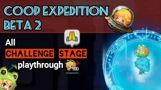 CO-OP Expedition Beta 2 Challenge 1~4 [Guardian Tales]