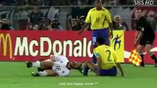 Final World Cup 2002  Collina did not sent off Cafu