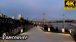 Walking Tour Through New Westminster Downtown - Vancouver  Canada  🇨🇦 Feb, 2022 [4K UHD 60fps]