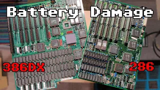 The battery leaked on these motherboards, are they ruined?