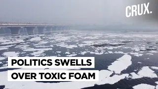 Toxic Foam In Delhi's Yamuna River I Chhath Puja The Victim of AAP & BJP's Water Pollution Politics?