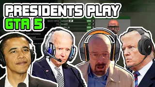 Presidents and Heisenberg Play GTA 5 Heist