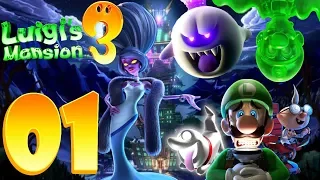Luigi's Mansion 3 Walkthrough Part 1 Check-In to the Last Resort Hotel! (Nintendo Switch)
