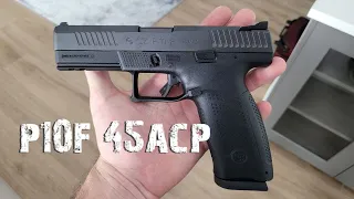 First look review of the CZ P10F 45 ACP