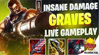 Graves Does INSANE Damage! - Wild Rift HellsDevil Plus Gameplay