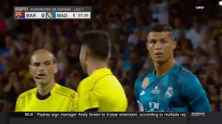 Barcelona vs Real Madrid (1-3) Highlights and Goals 13/8/2017 + Ronaldo vs Messi !!!!