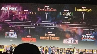 *FIRST LOOK* SDCC 2019 MCU Phase 4 Slate Announcement - Marvel Phase 4 Explained