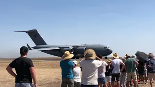 FULL THROTTLE AND TAKEOFF | AVALON AIRSHOW 2019 | RAAF C-17