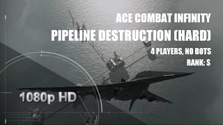 Ace Combat Infinity: Pipeline HARD 4 players, no bots (S Rank)