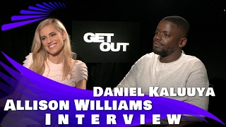 GET OUT - Allison Williams and Daniel Kaluuya INTERVIEW