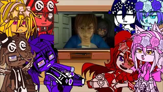 Fnaf 1 and Fnaf SL React To Halloween at Freddy Remix and the Greateste show Unearthed [] fnaf Song