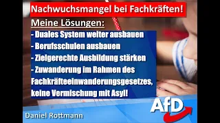 Daniel Rottmann im Interview: Fachkräftemangel und Fachkräfteeinwanderungsgesetz.