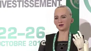 A video compilation I Sophia the Robot