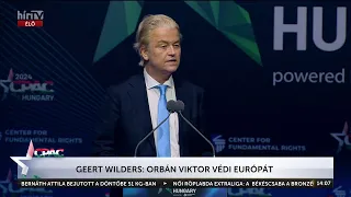 CPAC Hungary 2024 – Geert Wilders - HÍR TV