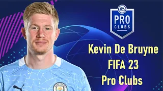 Kevin De Bruyne Pro Clubs Face Creation - FIFA 23