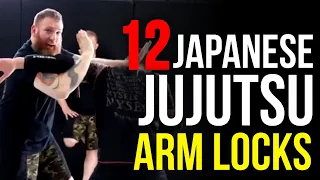 Top 12 Combat Japanese Jujutsu Arm Locks - Unarmed & VS Weapons