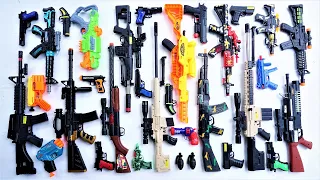 Mengumpulkan 5 Sniper Gun dan 5 M16 Gun Barret Sniper Mini Dragunov SVS Nerf Gun Cros Bow Granat