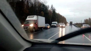 Accident Kostroma-Volgorechensk on 18 October 2017.