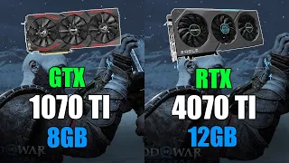 NVIDIA RTX 4070 Ti vs GTX 1070 Ti | Test in 10 Games 4K Ultra