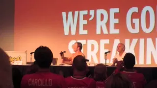 07-27-13 Bickell and Kane Join Coach Q on Stage