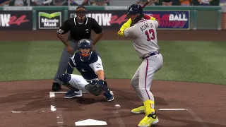 Atlanta Braves vs Houston Astros - MLB Today 4/17/24 Full Game Highlights - MLB The Show 24 Sim