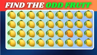 Find the ODD One Out Fruit Edition | Can You Find the Odd Fruit? 🍊🍌 | Fruit Edition