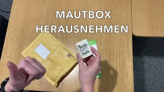 Anbringung PKW Mautbox von maut1.de