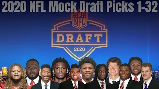 2020 NFL Mock Draft Picks 1-32 V2.0  | Full First Round Mock Draft! | Post Pro Bowl