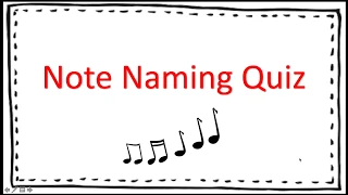 Note Naming Quiz | Pitch in the Treble | An Online Music Resources for Primary Teachers