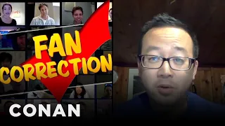 Fan Correction: That’s Not A Jets Jersey! | CONAN on TBS