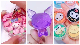 Cute Sanrio Crafts Diy ideas💜How to make Kuromi toys at home💙kawaii Unboxing  #cindyasmr