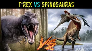 T Rex VS Spinosauras - आखिर कोन जीतेगा इन दो माह दानवों में से | #shorts #trex #dinosaur #facts