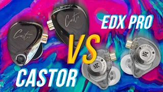 KZ Castor vs EDX Pro - лучшие бюджетные IEM