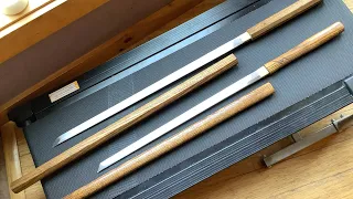 MAKING ZATOICHI CANE SWORD.