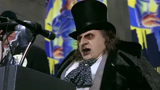 BATMAN RETURNS - Campaign Speech Scene, Updated