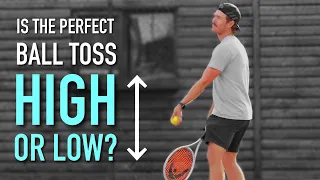 The Perfect Serve: High Toss or Low Toss?? #tennis