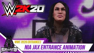 WWE 2K20: Nia Jax Entrance Animation #WWE2K20