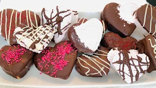 Chocolate Covered Strawberry Marshmallows ~ Valentine's Day ~ How To Make Homemade Marshmallows